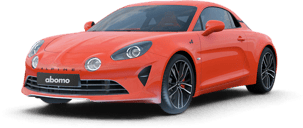 Alpine A110 Coupé in Korallrot
