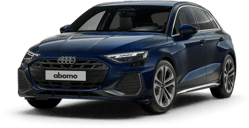 Audi A3 Sportback in Dunkelblau