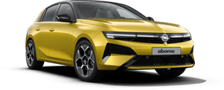 Opel Astra in Gelb