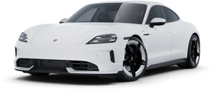 Porsche Taycan Limousine in Weiß