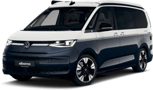 Volkswagen California in Blau und Weiß