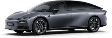 XPeng P7+ Limousine in Dunkelgrau