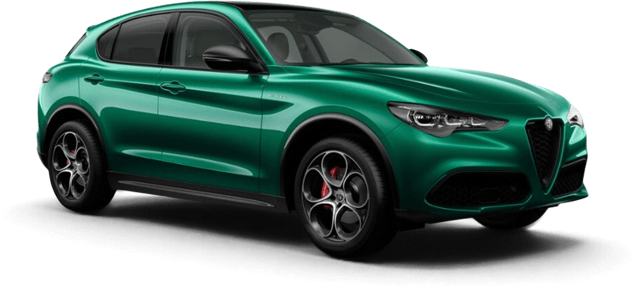 Alfa Romeo Stelvio in Grün