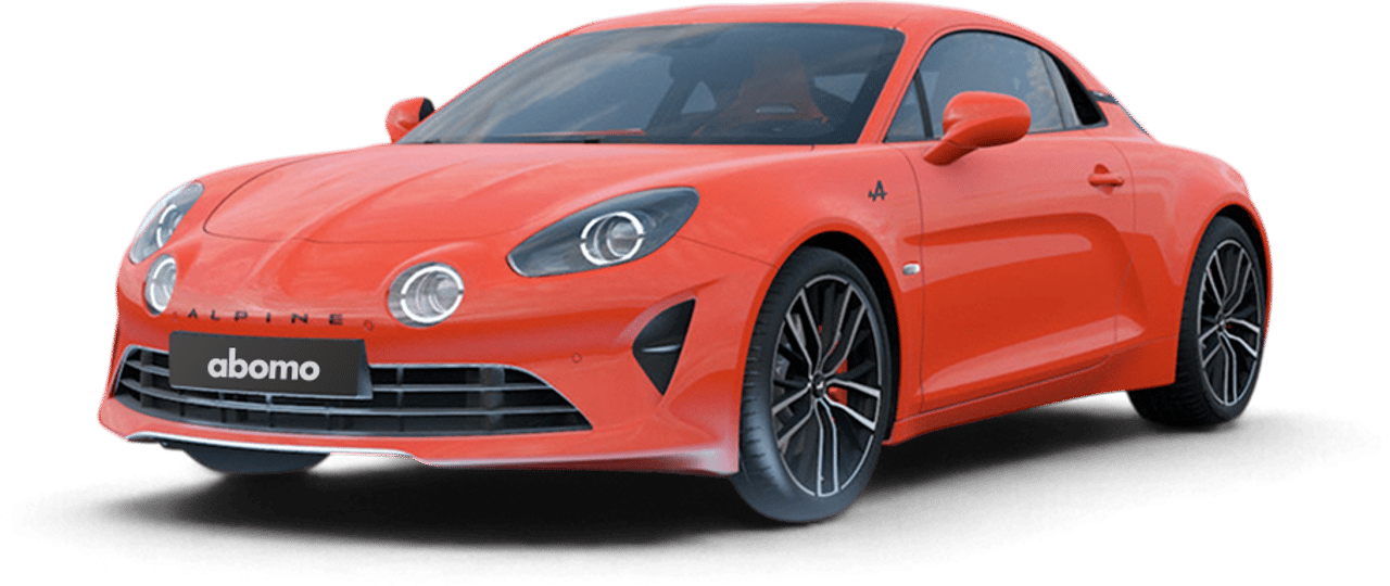 Alpine A110 Coupé in Korallrot