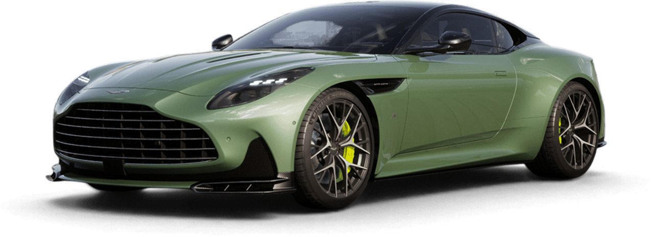 Aston Martin DB12 Coupé in Hellgrün