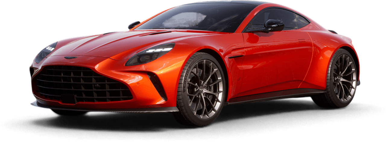 Aston Martin Vantage Coupé in Orangerot
