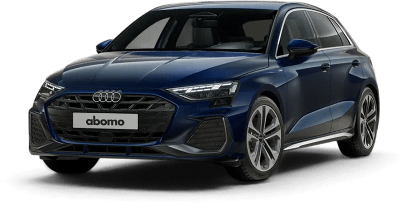 Audi A3 Sportback in Dunkelblau