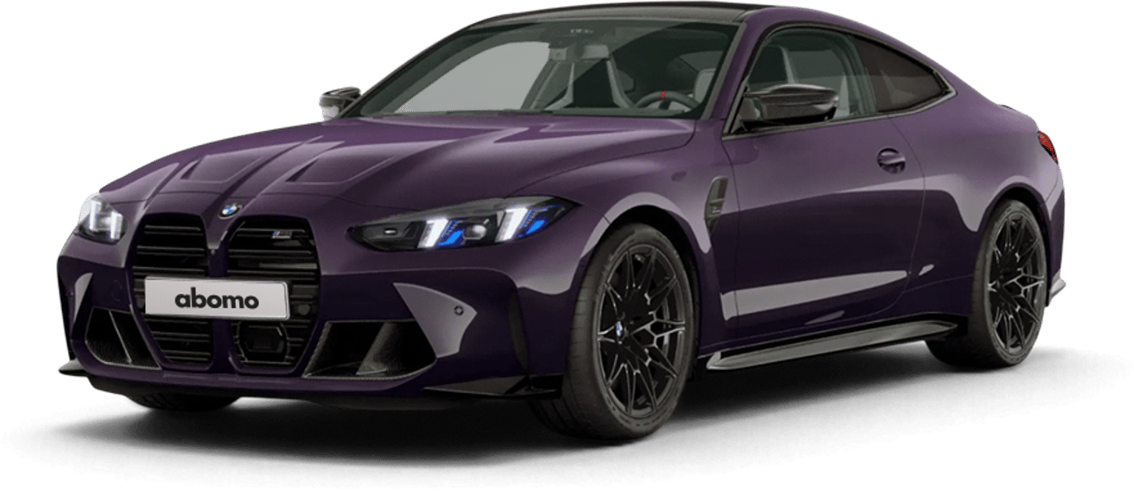 BMW M4 Coupé in Violett