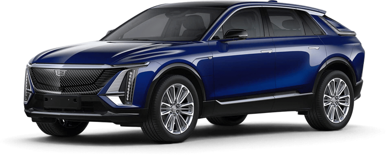 Cadillac Lyriq in Blau