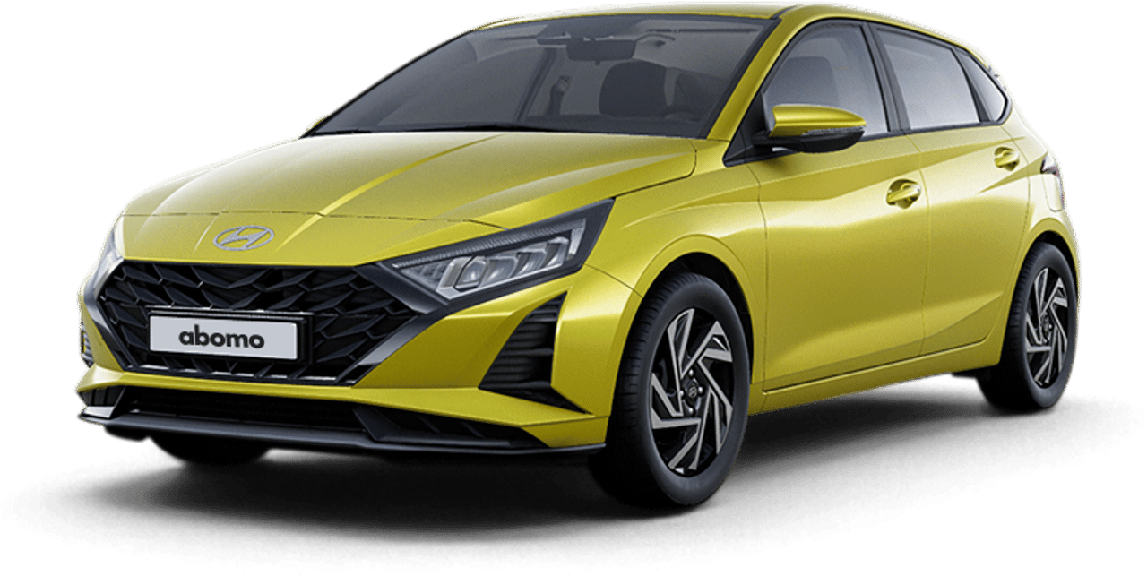 Hyundai i20 in Gelbgrün
