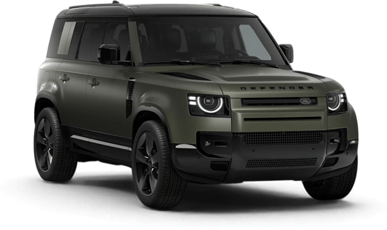 Land Rover Defender in Dunkelgrün