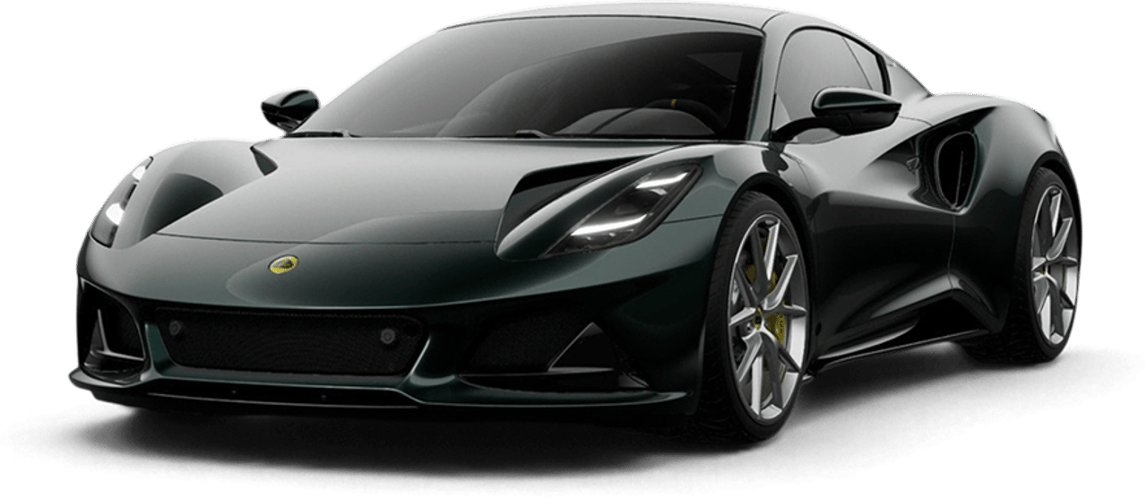 Lotus Emira Coupé in Dunkelgrün