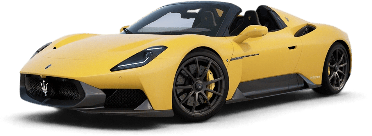 Maserati MCPura Cabrio in Gelb