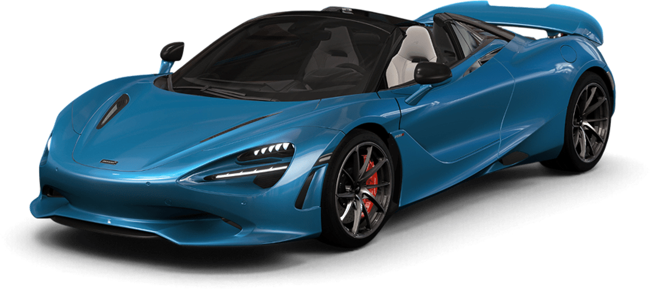 McLaren 750S Spider in Blau