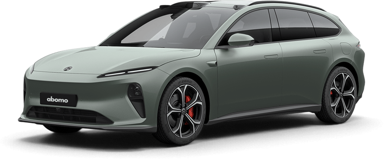 NIO ET5 Touring in Hellgrün