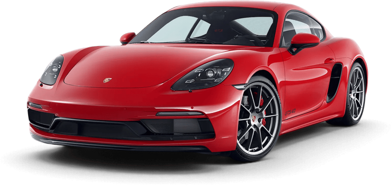 Porsche 718 Cayman in Rot
