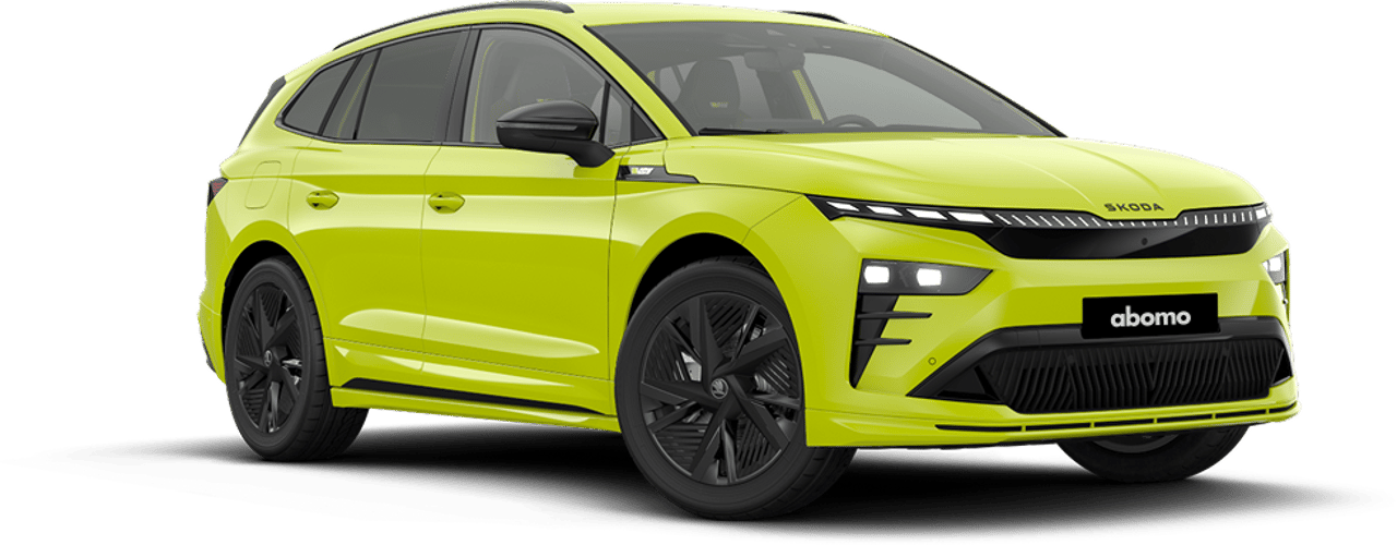 Škoda Enyaq Coupé in Gelbgrün