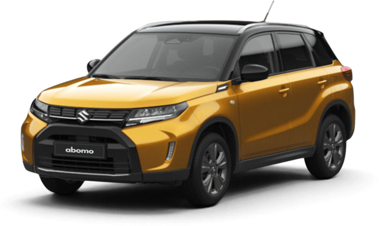Suzuki Vitara in Gelb mit schwarzem Dach
