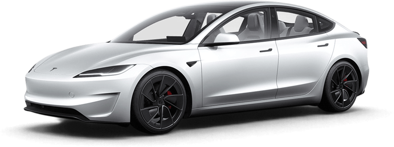 Tesla Model 3 in Weiß