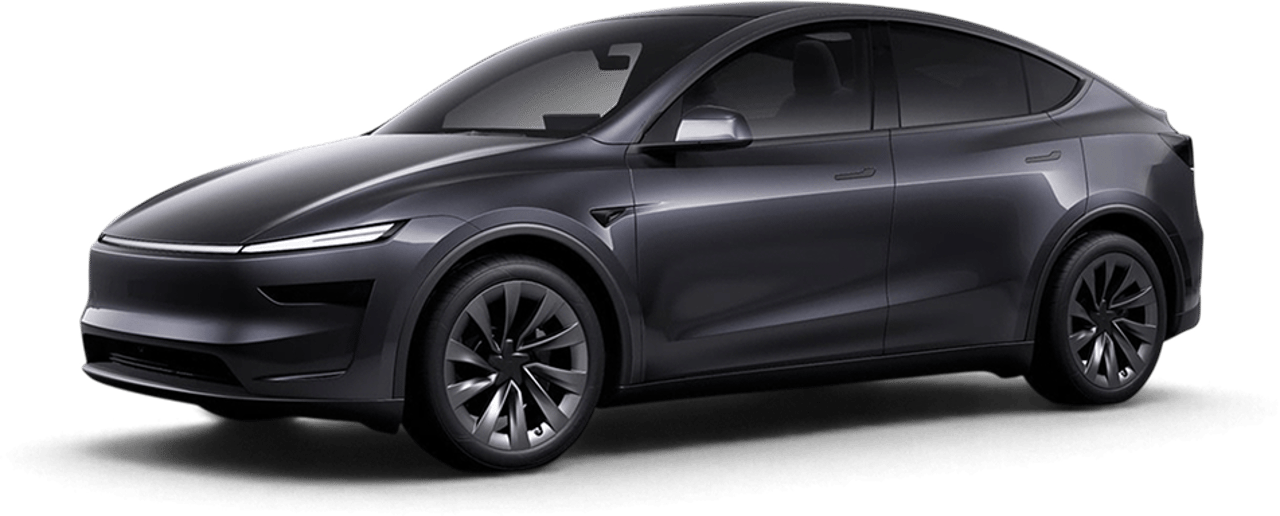 Tesla Model Y in Schwarz