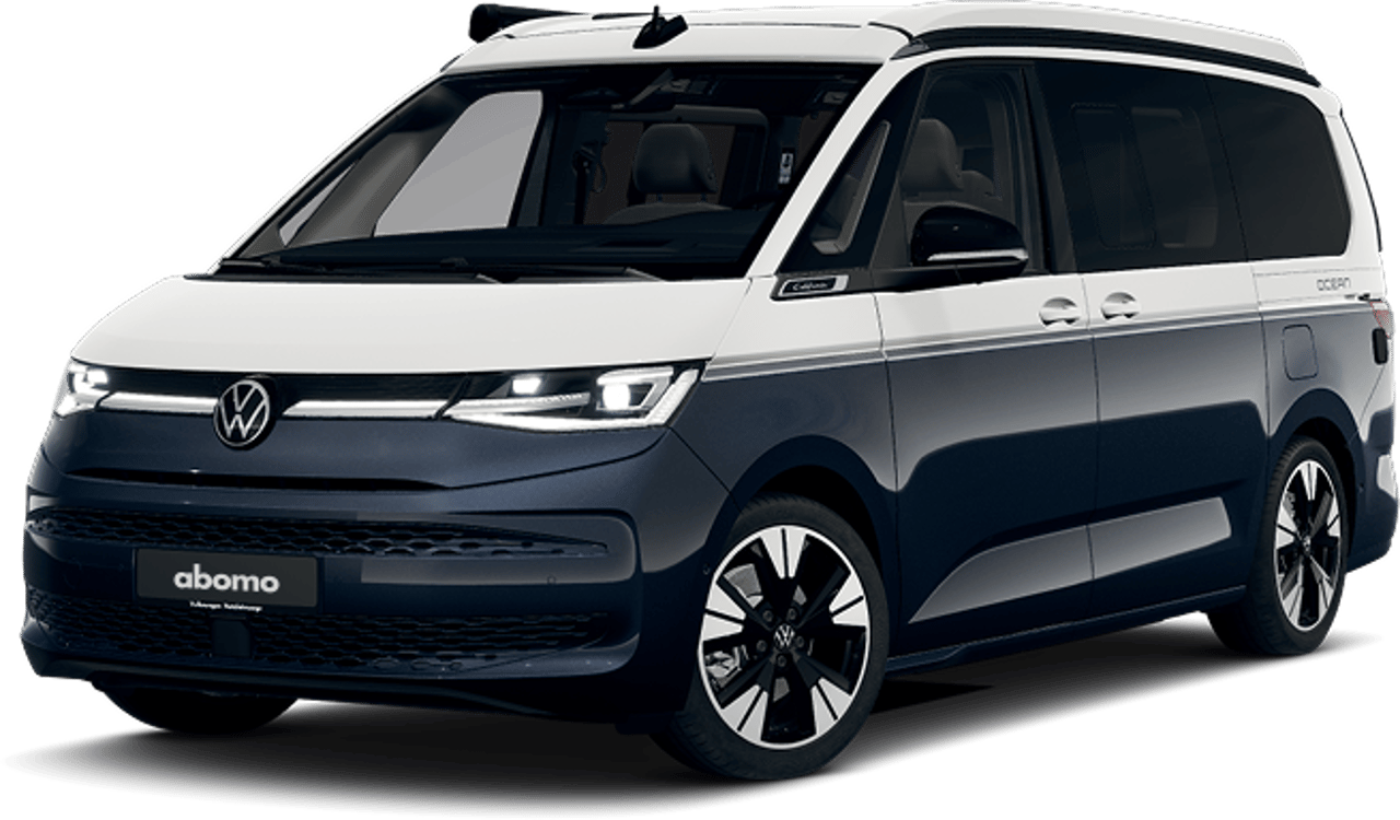 Volkswagen California in Blau und Weiß
