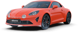 Alpine A110 Coupé in Korallrot