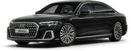 Audi A8 Limousine in Schwarz