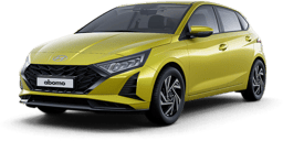 Hyundai i20 in Gelbgrün