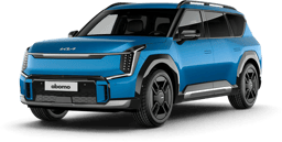 Kia EV9 in Blau