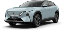 Mazda CX-6e in Hellblau