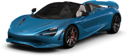 McLaren 750S Spider in Blau