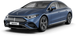 Mercedes-Benz EQS Limousine in Blau