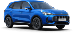 MG ZS in Blau
