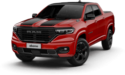 Ram Rampage Pickup in Rot