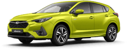 Subaru Impreza in Gelbgrün