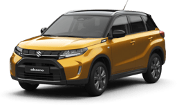 Suzuki Vitara in Gelb mit schwarzem Dach