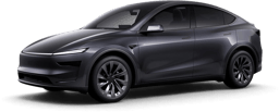 Tesla Model Y in Schwarz