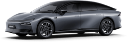 XPeng P7+ Limousine in Dunkelgrau