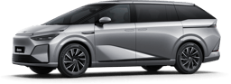 XPeng X9 in Silber