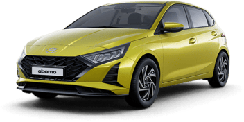 Hyundai i20 in Gelbgrün