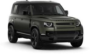 Land Rover Defender in Dunkelgrün