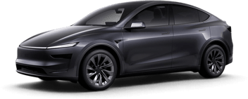 Tesla Model Y in Schwarz
