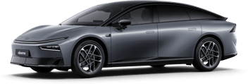 XPeng P7+ Limousine in Dunkelgrau